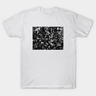 Black & Gray Marble Texture T-Shirt